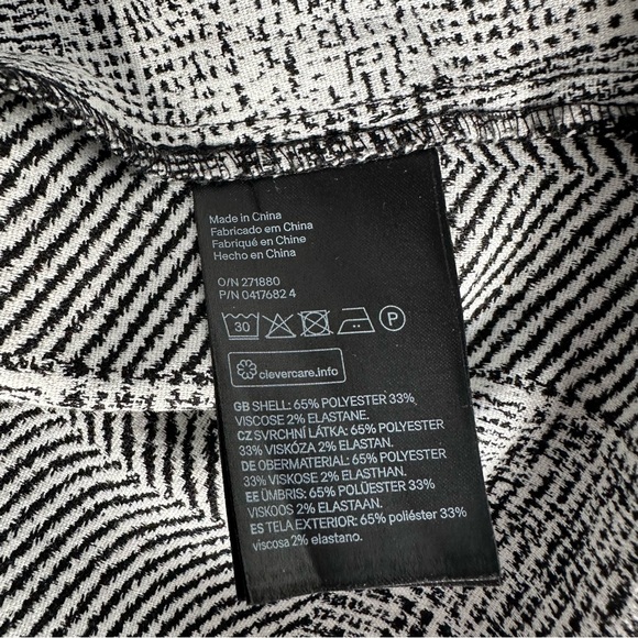 H&M grey plaid tartan mix skater dress - Picture 7 of 8